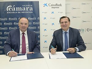 CaixaBank, Cámara Valencia y Campus Cámara FP colaborarán en la mejora de la formación empresarial y profesional
