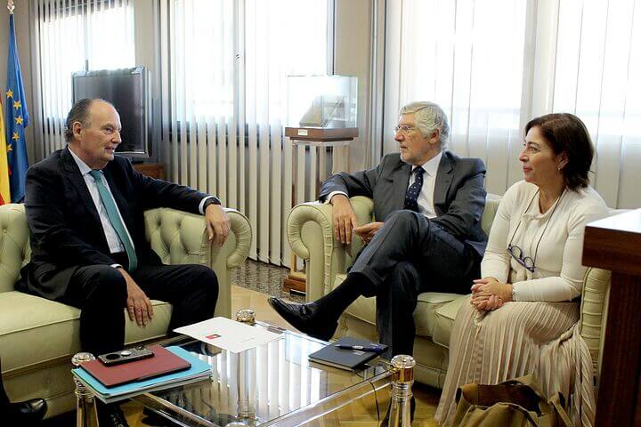 Fotonoticia: el embajador de Portugal, Joao Mira, se reúne con el presidente de Cámara Valencia, José Vicente Morata