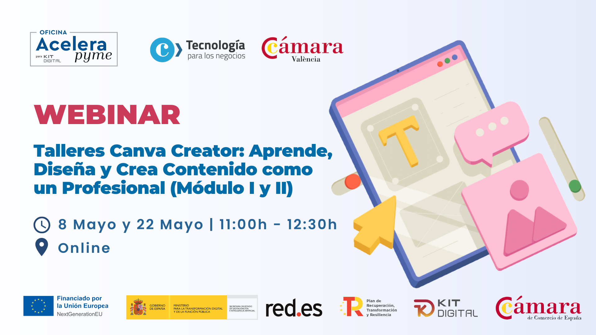 Talleres Canva Creator: Aprende, Diseña y Crea Contenido como un Profesional. Módulo I