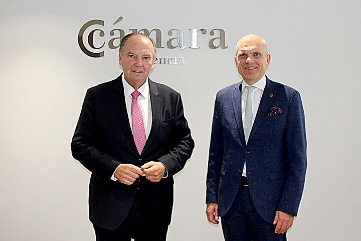 Fotonoticia: José Vicente Morata es reunix amb el President de la Cambra Letònia, Aigars Rostovskis