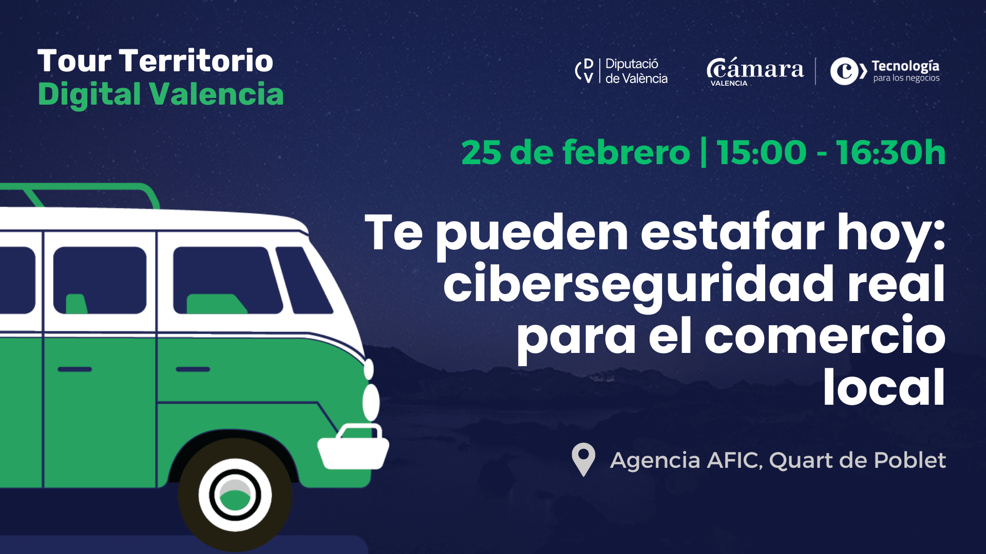 Jornada Tour Territorio Digital: Te pueden estafar hoy: ciberseguridad real para el comercio local
