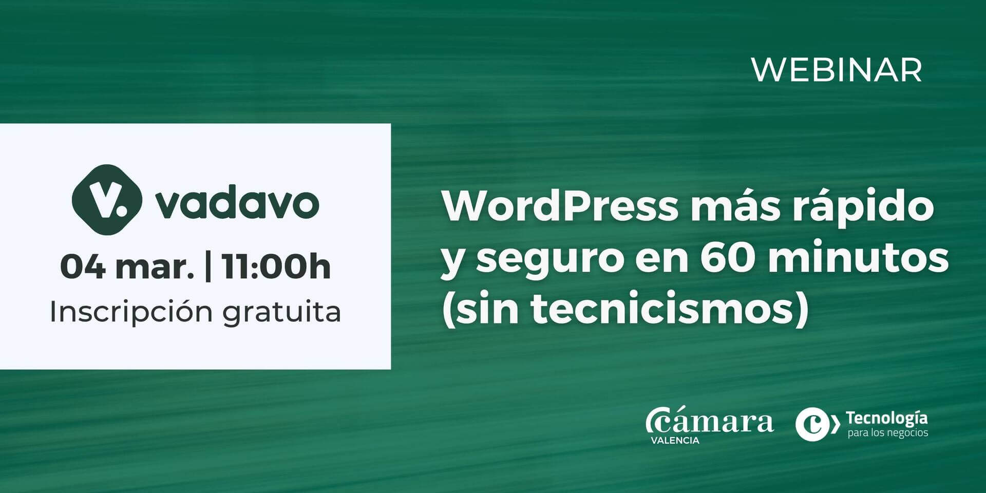 WordPress más rápido y seguro en 60 minutos (sin tecnicismos)