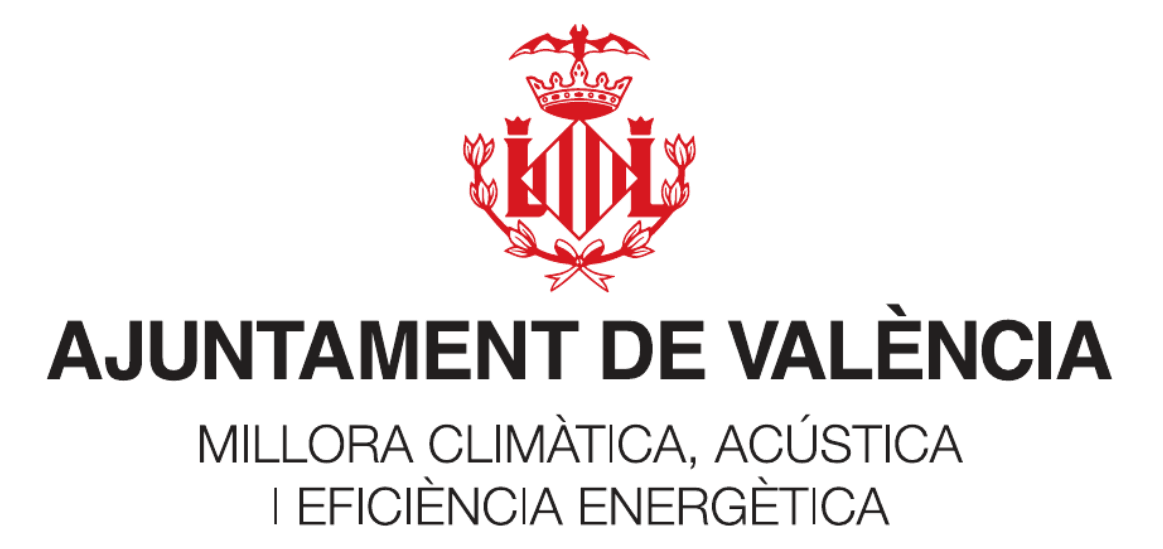 AYTO. VLC MILLORA CLIMÁTICA, ACÚSTICA I EFICIENCIA ENERGÉTICA